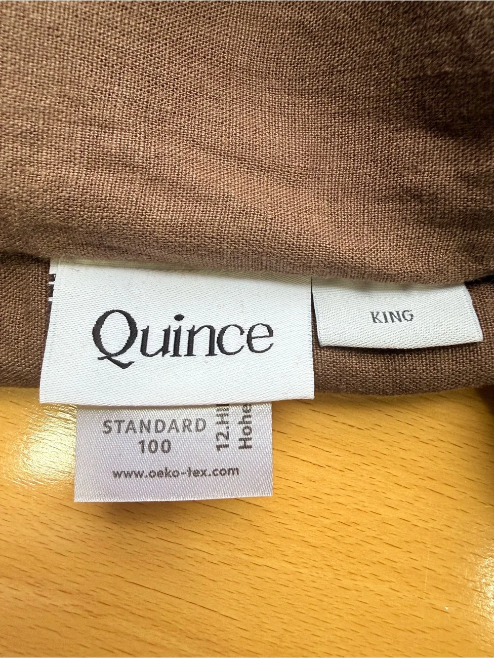 Quince 2 king size + 1 standard pillow cases